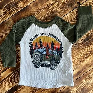 Toddler Boys Jeep Thermal Shirt